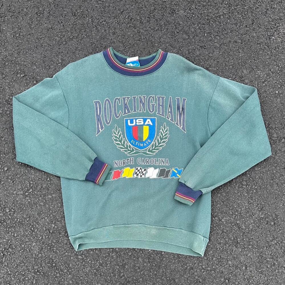 Vtg 90s rockingham nc crewneck